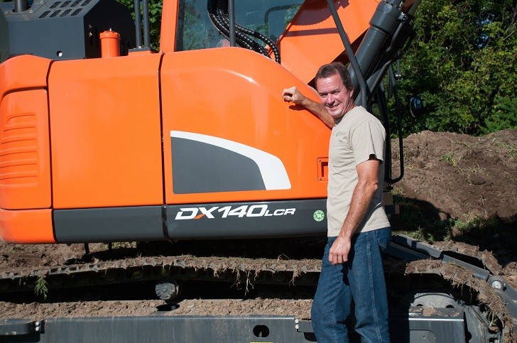 Indiana Contractor Named Winner of the 2015 Doosan One-Year Lease Contest