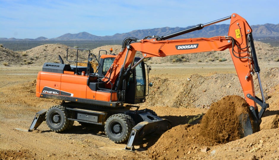 Doosan Introduces Tier 4 Wheel Excavator with Improved Fuel Efficiency