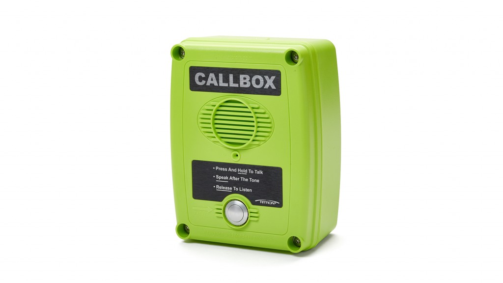 Ritron radio callbox provides wireless two-way communication