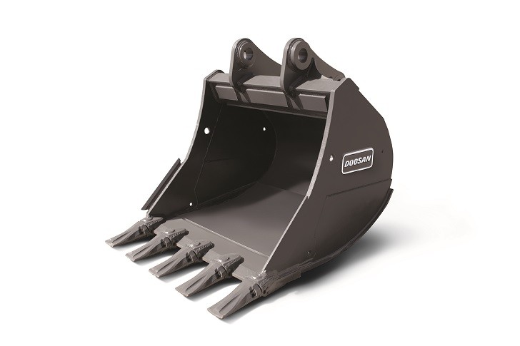 Doosan severe-duty buckets handle abrasive materials