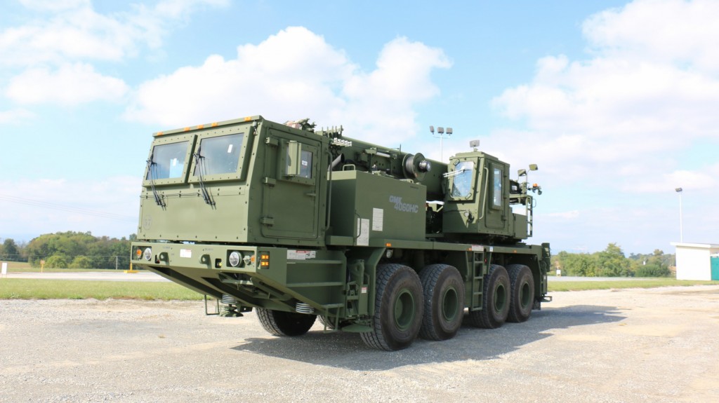 What makes a military crane ready for action?
