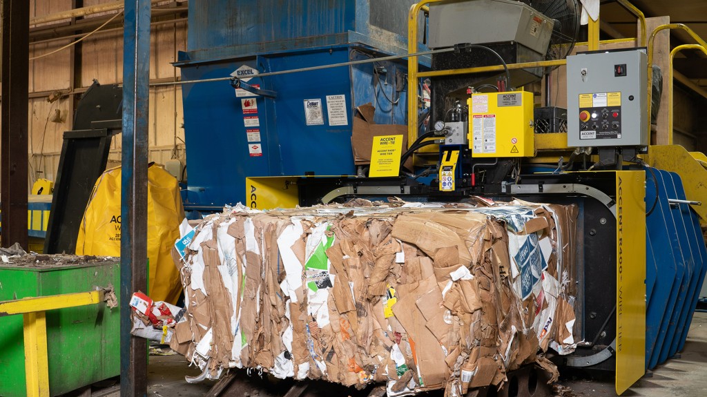 Accent's new compact rotary wire tier designed to lower cost for two-ram baler operations