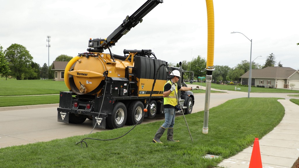 New Vermeer truck-mounted vacuum excavator features lower height and weight
