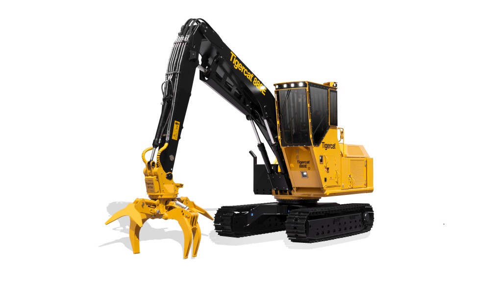 New Tigercat logger features various grapple configurations to meet wide range of job site needs