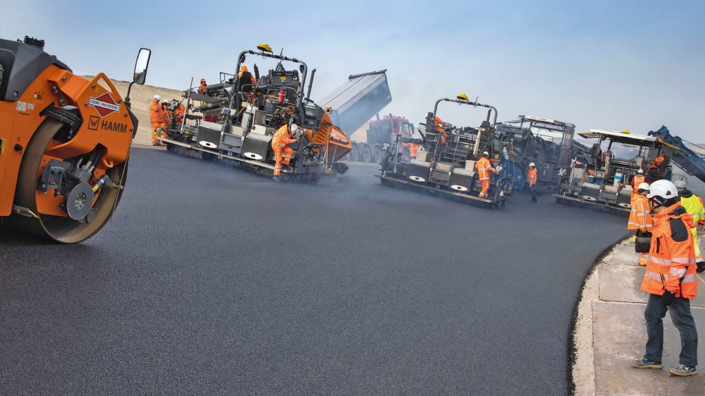 How Vögele pavers are modernizing the Circuit Zandvoort in preparation for the Dutch F1 Grand Prix