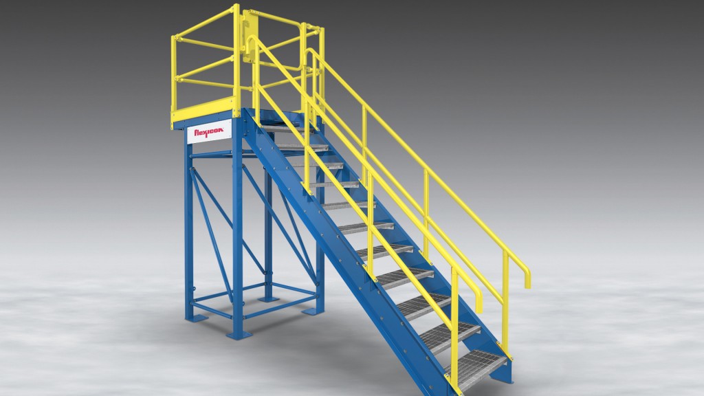 Flexicon’s new line of anti-slip access platforms designed for safe access to elevated equipment