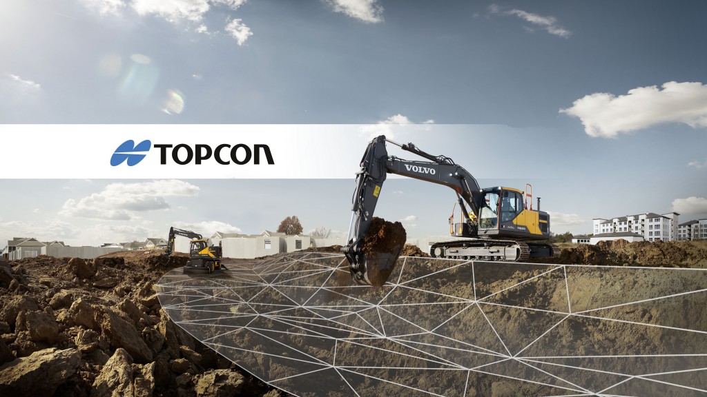 Volvo Active Control integrates with Topcon to customize excavator operation