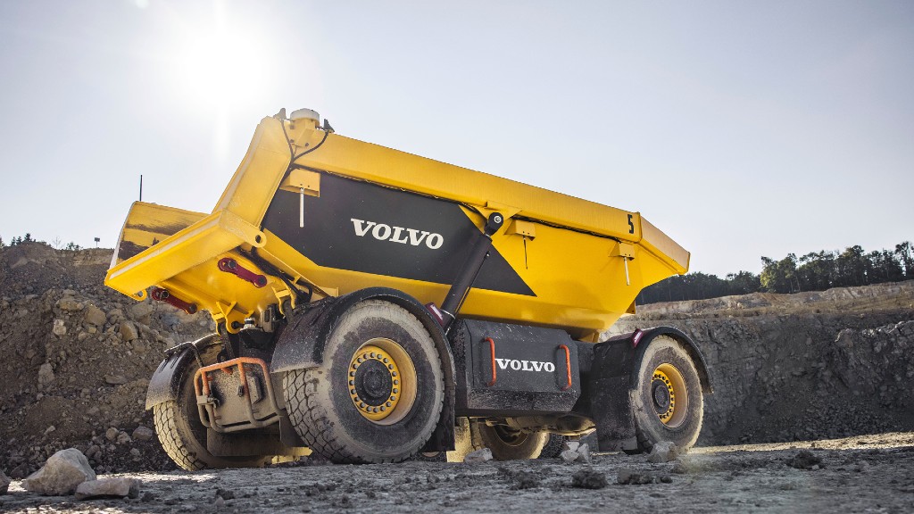 Volvo and Holcim collaborate to further develop autonomous electric haulers
