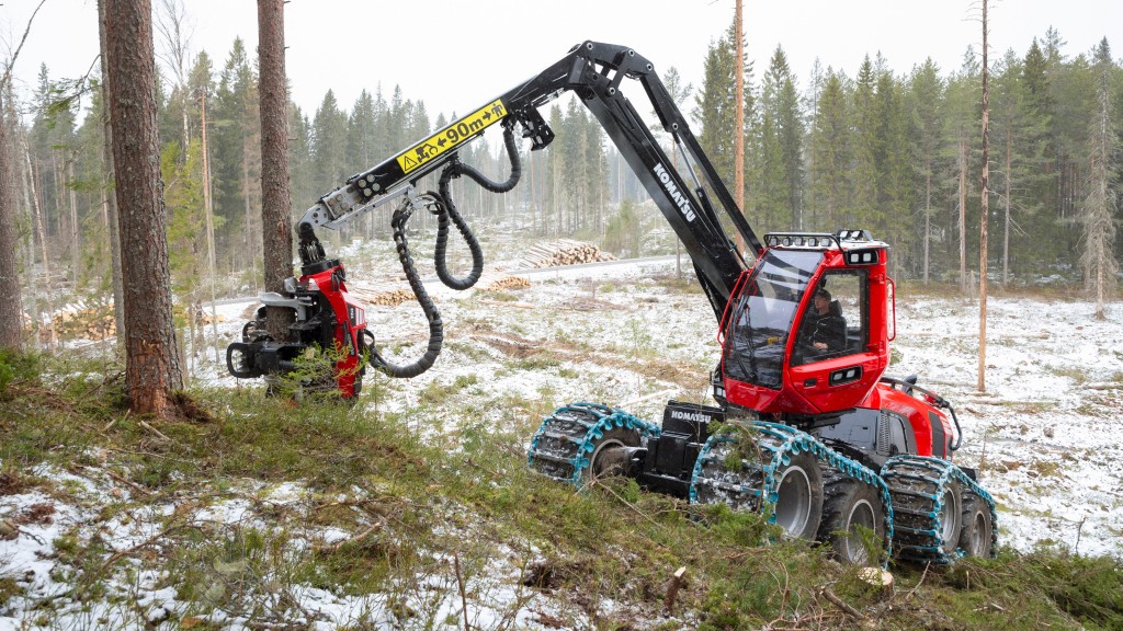 Komatsu’s new forestry machines are optimized for tough logging conditions