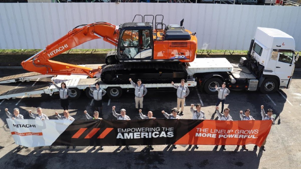 Hitachi ships first excavator following dissolution of joint venture with Deere & Company