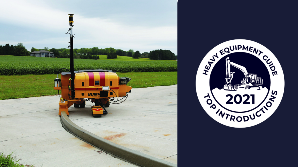 2021 Top Introductions: GOMACO's CC-1200e battery-powered curb machine