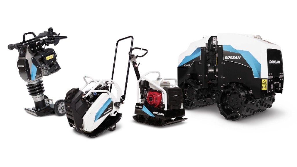 New light compaction line from Doosan Portable Power to debut at World of Concrete
