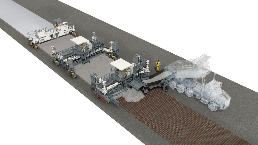 Two world premieres shown as part of Wirtgen World of Concrete display