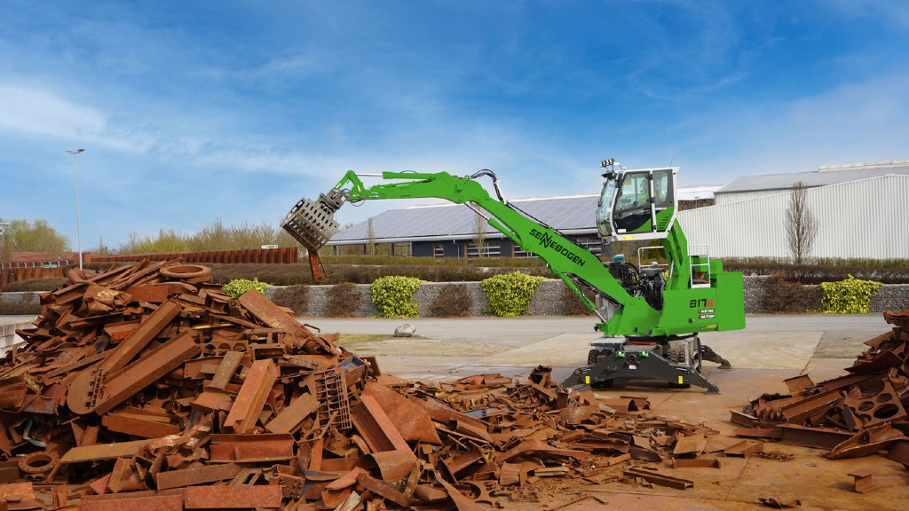 SENNEBOGEN battery-electric material handler offers advantages of cable-based machines