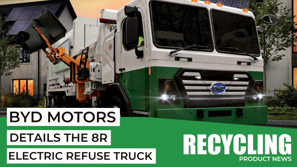 (VIDEO) BYD Motors details the core technologies of the 8R electric refuse truck