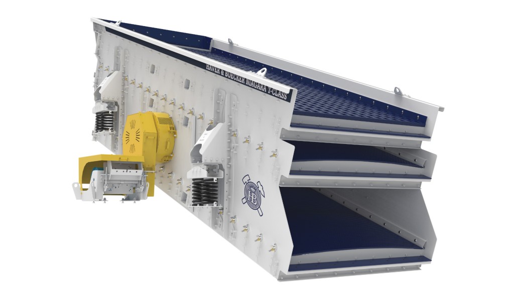 Haver & Boecker Niagara vibrating screen redesign enables simplified maintenance