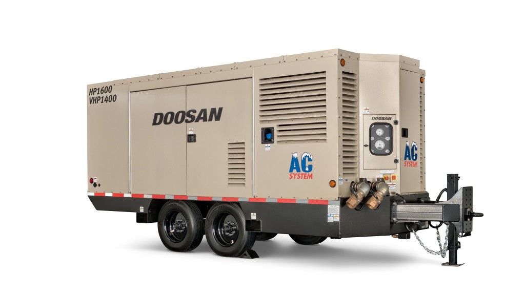 Shortened length of Doosan Portable Power air compressor aims to reduce transportation costs