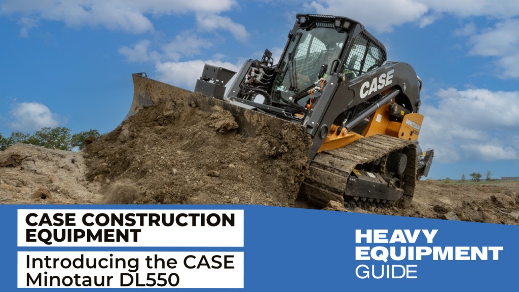 (VIDEO) CASE Construction Equipment launches the Minotaur DL550