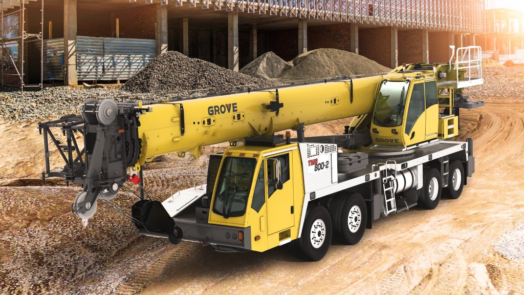 Powertrain and setup upgrades increase productivity of new Grove truck mounted crane