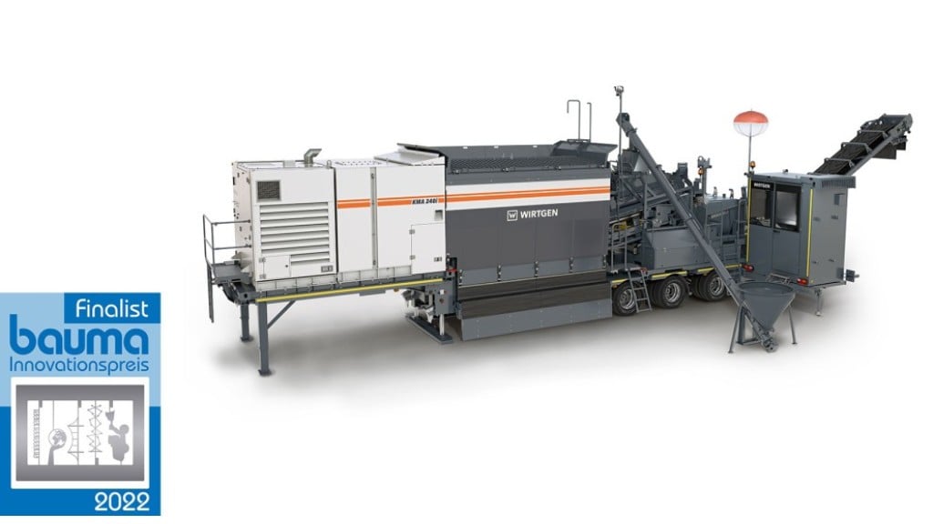 Wirtgen premieres new cold mixing plant and technology updates