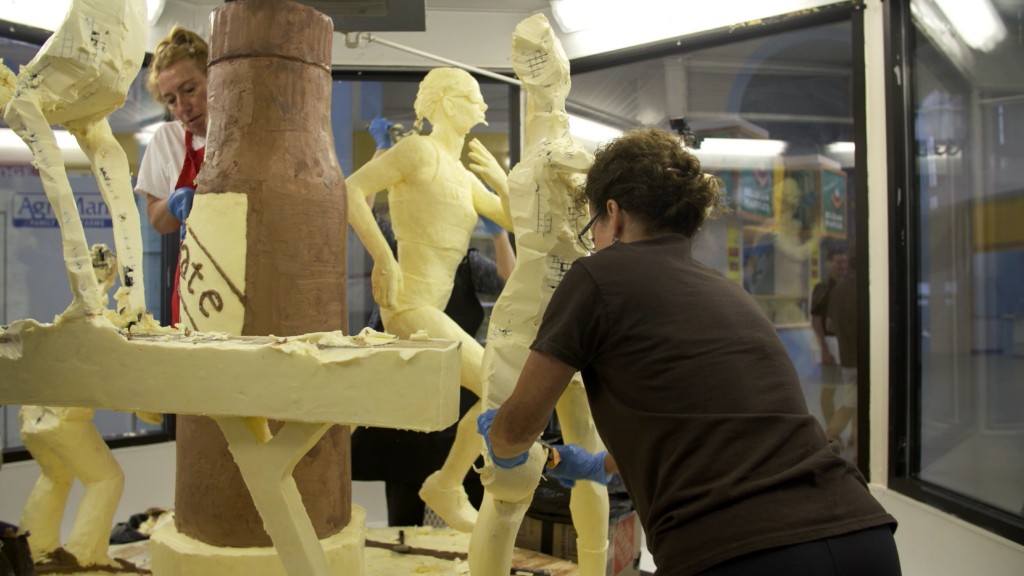 Noblehurst Farms converts 800-pound New York State Fair butter sculpture into energy