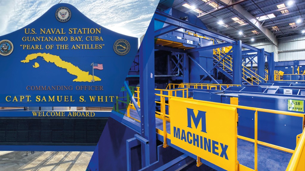 Machinex collaboration delivers single-stream processing system to Guantanamo Bay