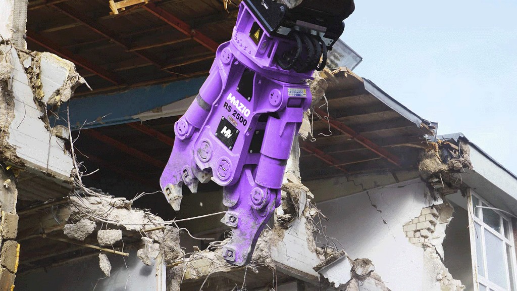 Mazio's line of demolition attachments offer contractors versatility on the job
