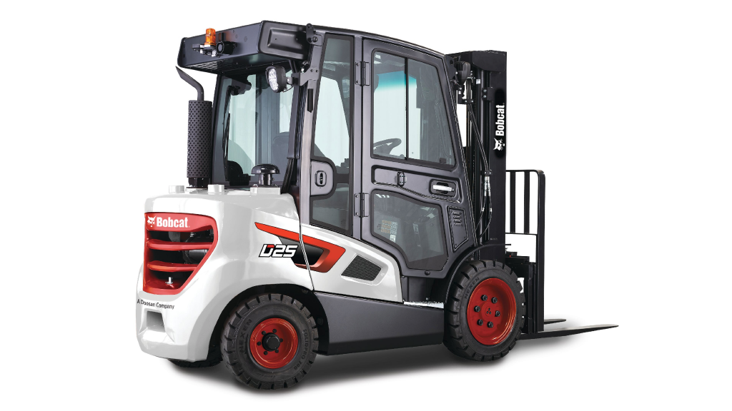 Doosan Bobcat highlights new hydrogen fuel cell forklift and future branding
