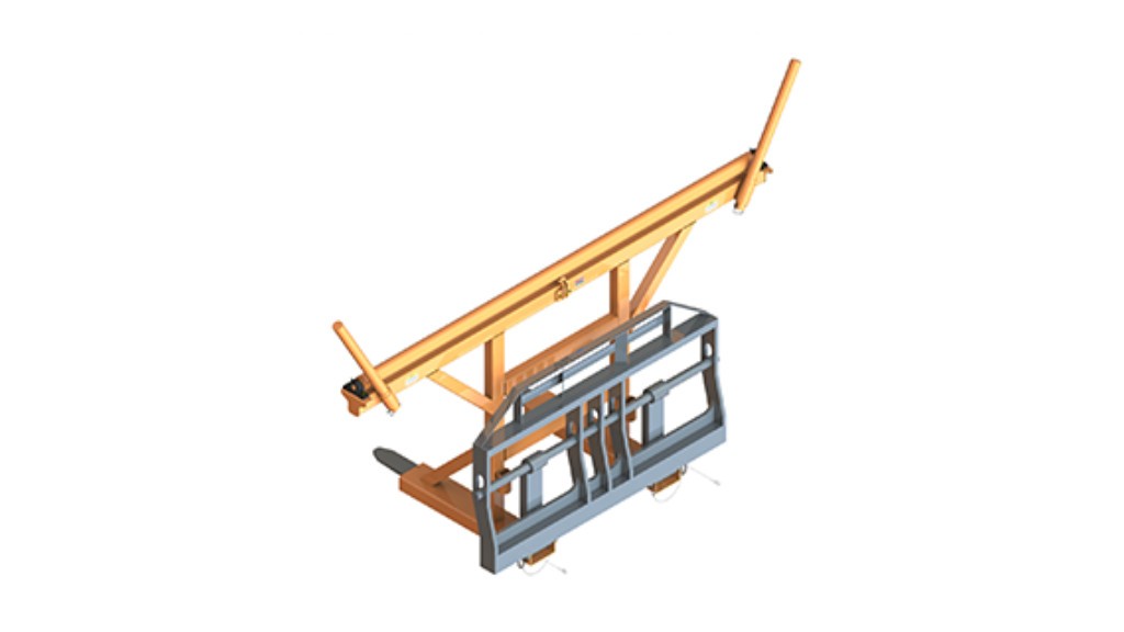 LineWise’s new telehandler guard arm increase operator safety when catching falling lines