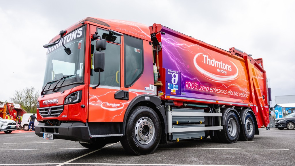 Thorntons Recycling deploys new Dennis Eagle electric collection vehicle