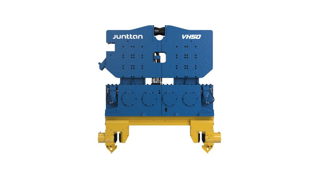 Junttan's new vibratory hammers for pile driving adapt to different soil conditions