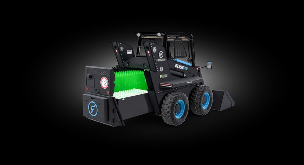 FIRSTGREEN Industries' new electric skid-steer loader is a lightweight, zero-emission earthmover