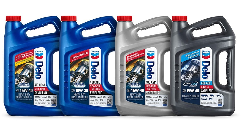 Chevron simplifies its heavy-duty engine oil line with full synthetic and synthetic blends