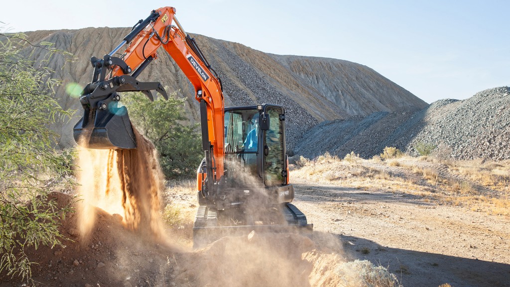 Debut DEVELON appearance at World of Asphalt includes excavators and a CTL preview