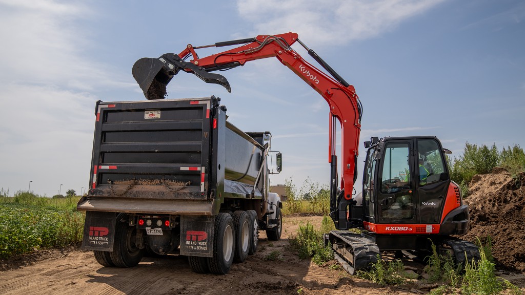 Kubota reinvents popular 8-ton compact excavator with smoother operation and more comfort