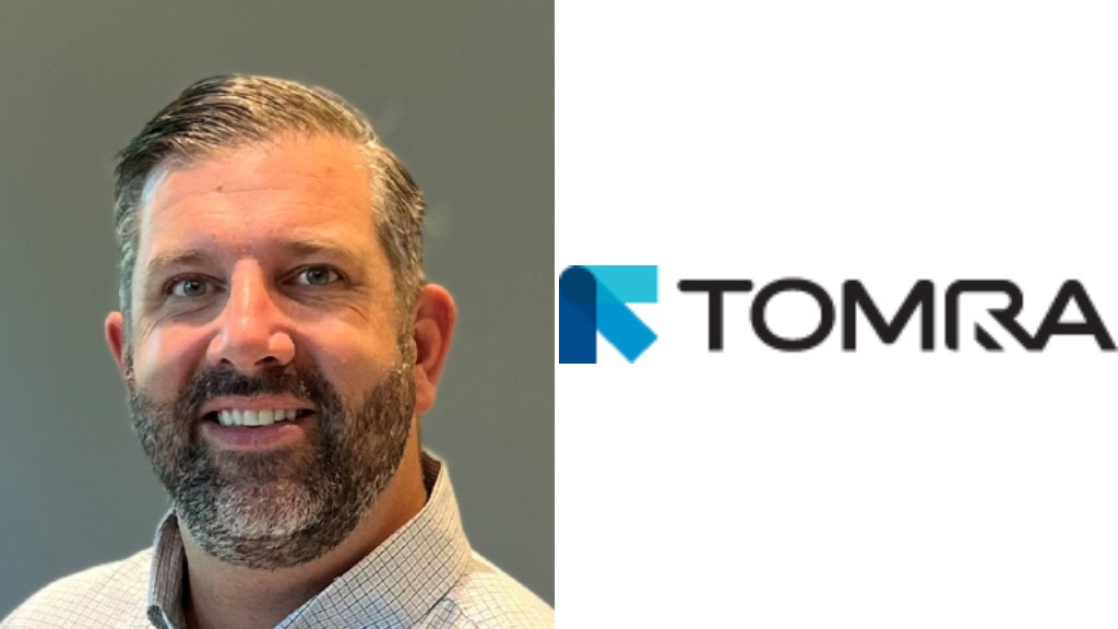 TOMRA Recycling Sorting appoints Sebastian Ward as key account manager for North America