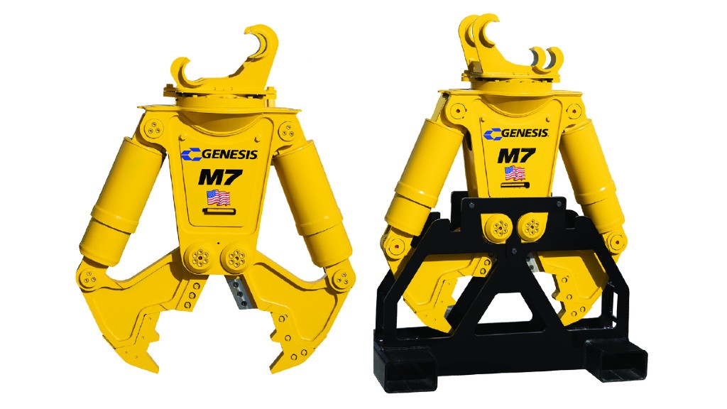 Genesis Attachments concrete cracker for demolition robot applications