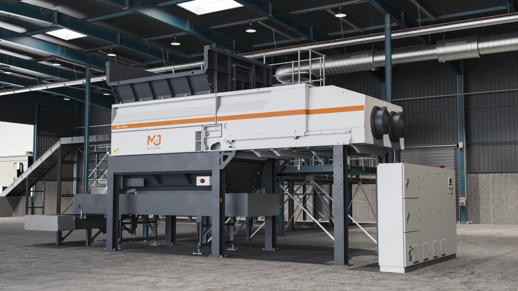 M&J Recycling unveils series of powerful, energy-efficient electrical pre-shredders