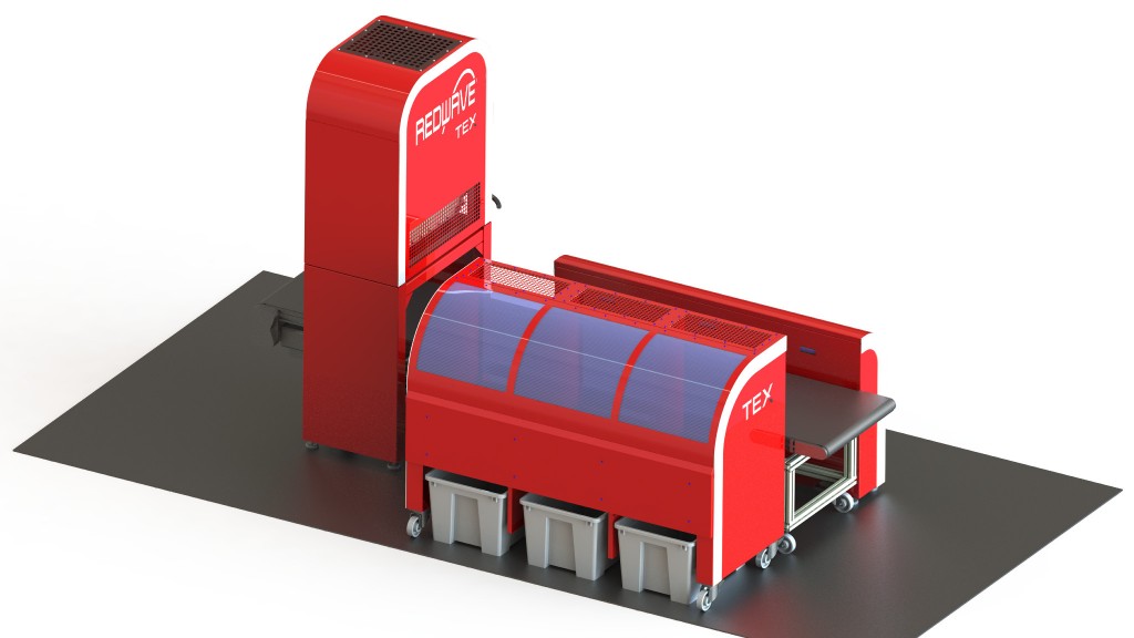 REDWAVE's new machine for precise and efficient textiles sorting