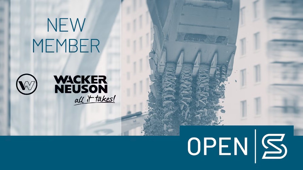 Wacker Neuson joins the Open-S Alliance