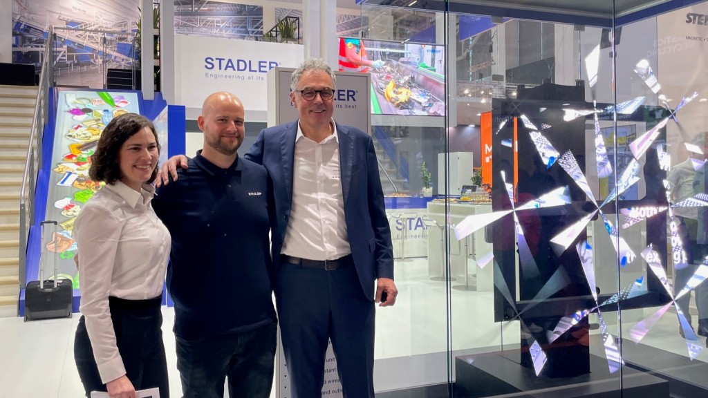 STADLER showcases automated bale dewiring unit, other digital solutions at IFAT2024