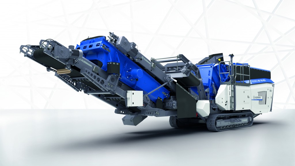 Kleemann compact impact crusher enables diesel or electric operation in tight spaces