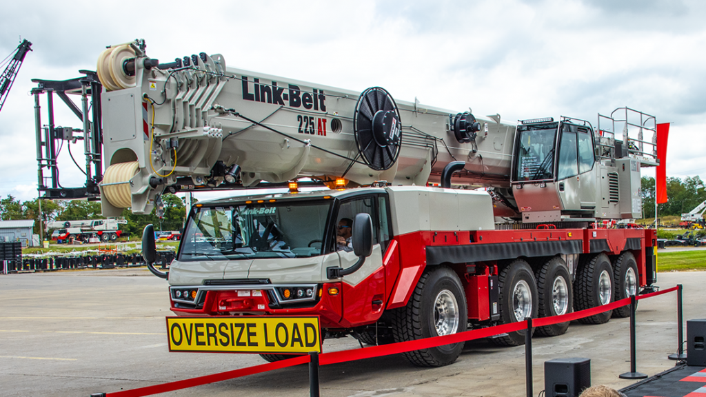 All-terrain crane from Link-Belt features modular design that optimizes transport