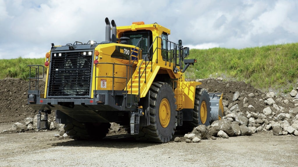 Komatsu’s new wheel loader offers more power for quarry operations