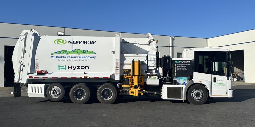 Hydrogen collection truck successfully completes refuse collection trial