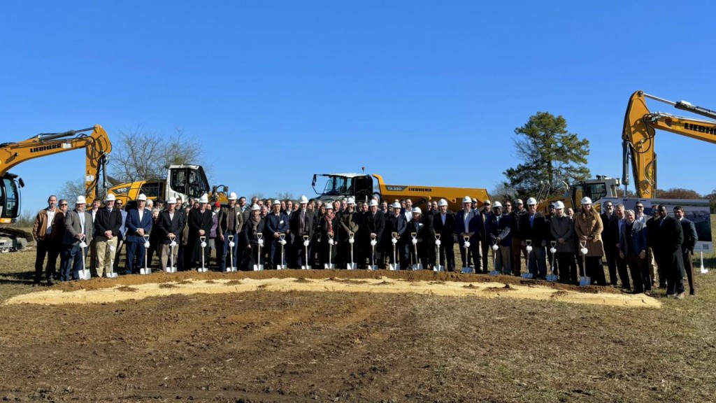 Liebherr breaks ground on Mississippi logistics centre