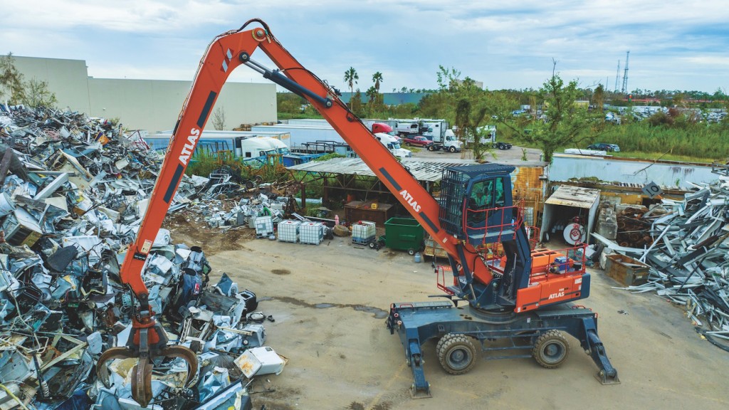 Atlas and Mantsinen material handlers now distributed by Komatsu Company Stores East