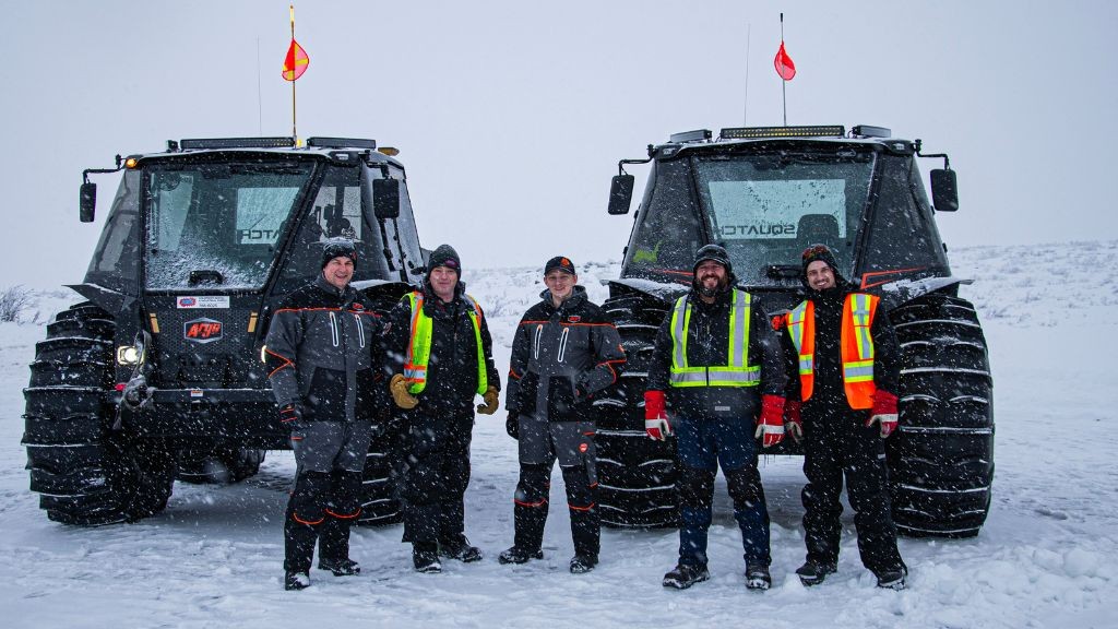(VIDEO) Watch the ARGO Sasquatch amphibious vehicle tackle ice road construction