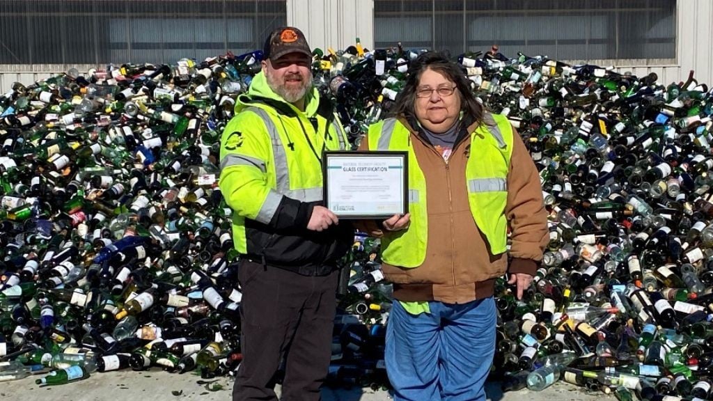 Centre County Recycling recertified as gold-level recycler from the Glass Recycling Coalition