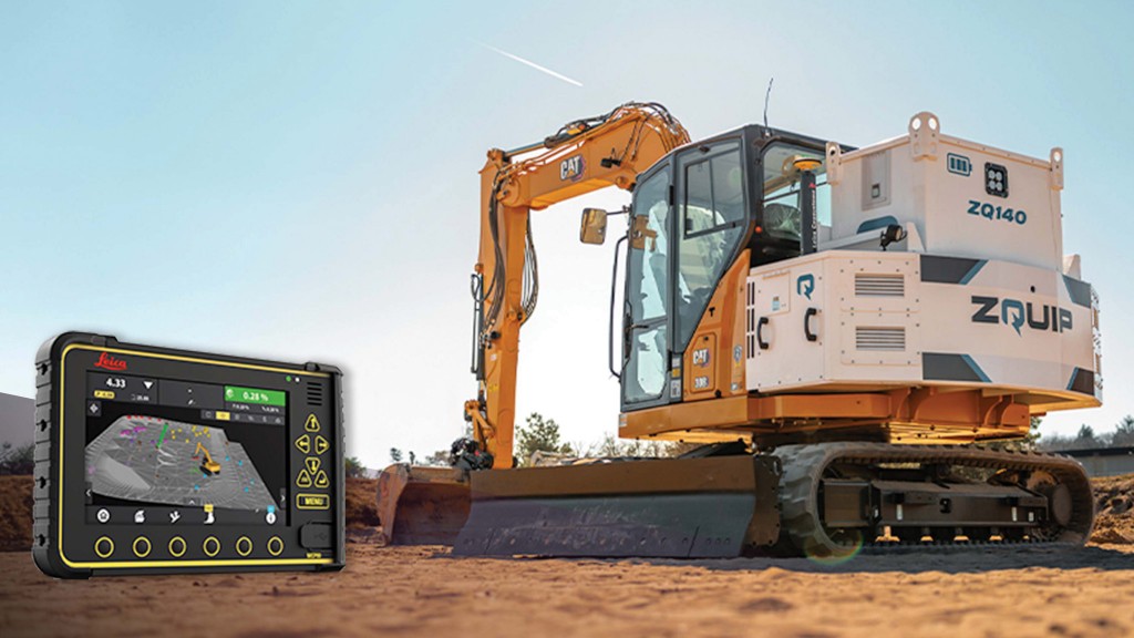 ZQuip and Leica Geosystems introduce next-generation excavator